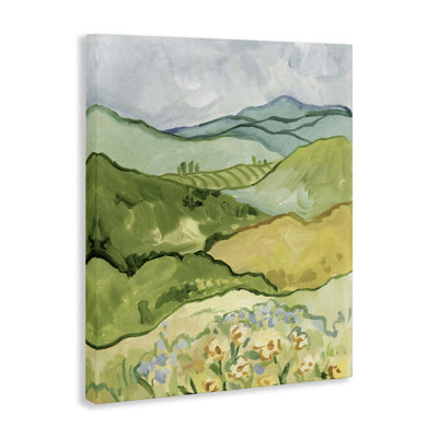 «Green Meadow Rolling Hills», art mural par Victoria Barnes