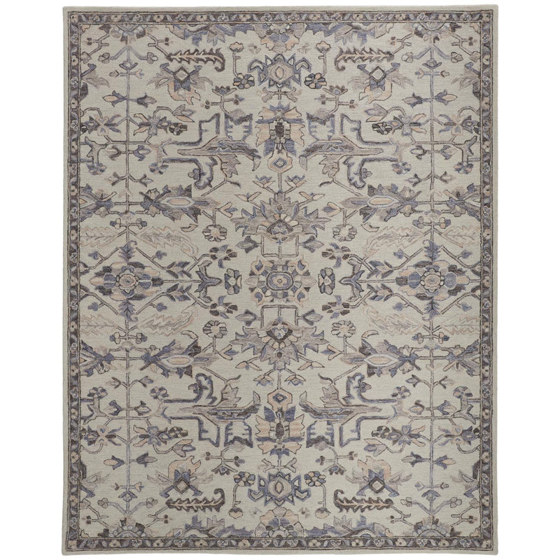 Bronaugh Wool Oriental Indoor Rug, Rectangle 2' x 3'