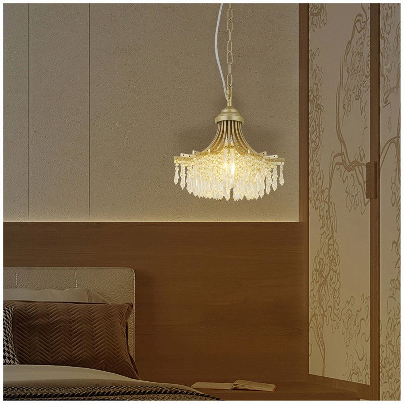 Lustre suspendu 11,75 "Dia X 10" H