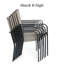 Chaise de salle à manger d'extérieur empilable (ensemble de 2)-2017283915