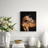 Tan Horse Frontal Print
