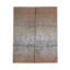 Hand-Knotted High-Quality Black and Rust Area Rug