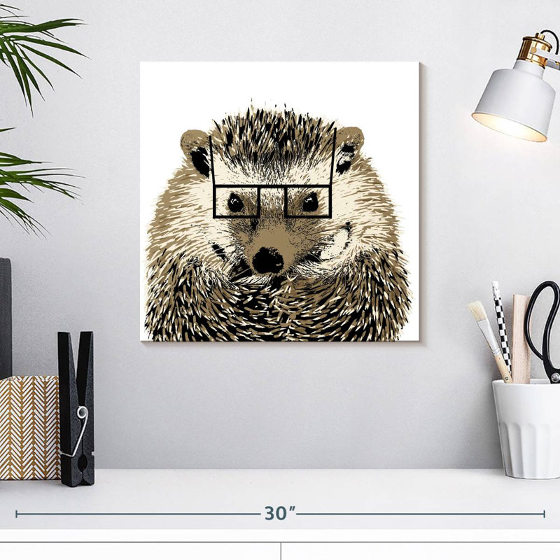 Good Looking Hedgehog, 16" H x 16" W