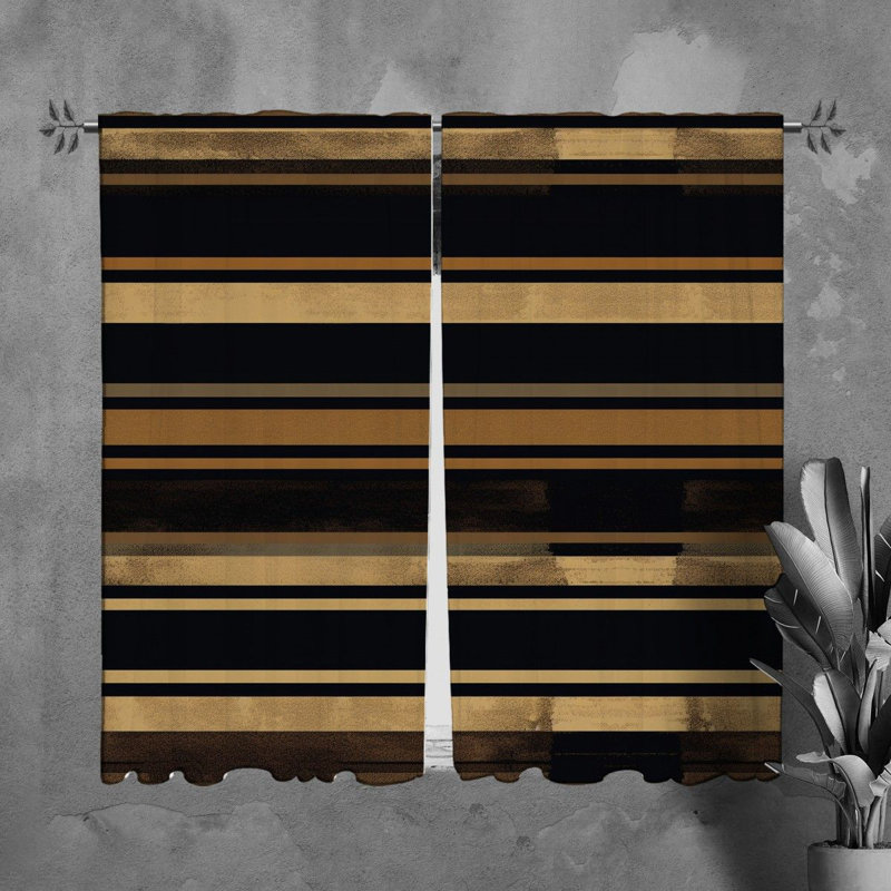 Hirohisa Room Darkening Curtain Pair, 40" W x 61" L