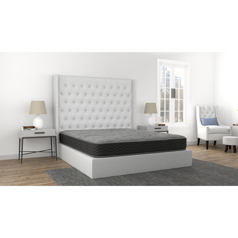Matelas à ressorts ensachés 8 po CS Hybrid, 8", Grand lit