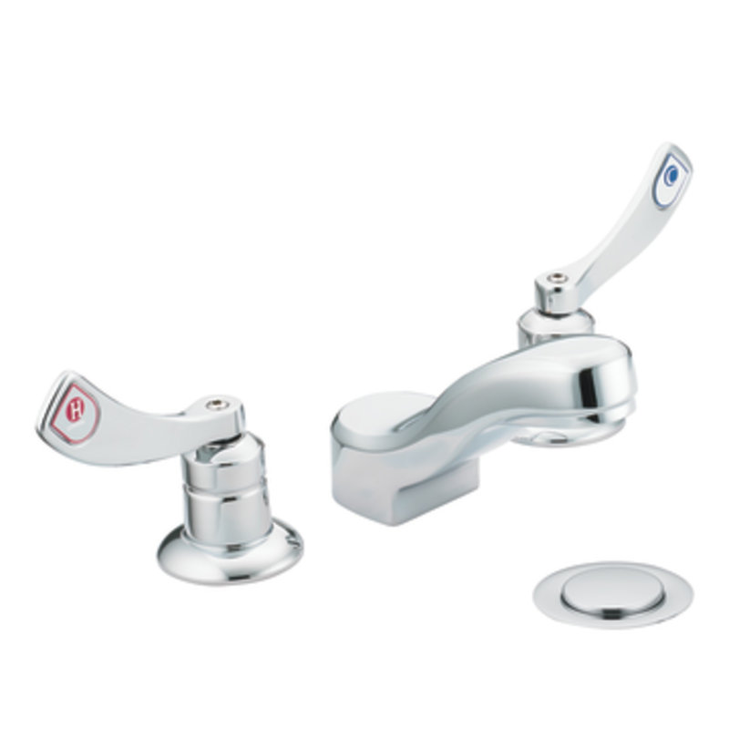 Robinet de salle de bain espacé avec drain M-Dura