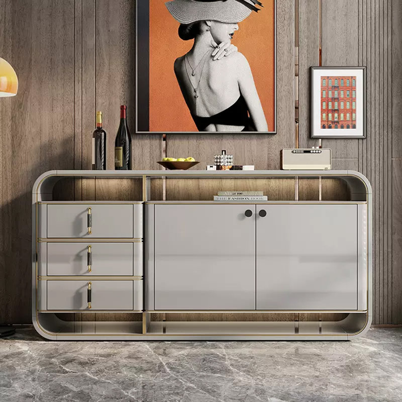 63'' Sideboard, Beige