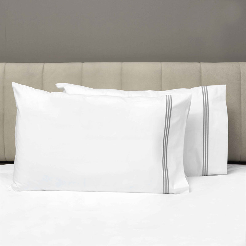 Platinum Pillow Case, Silver Moon, Standard