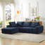 Canapé modulaire surdimensionné en L FAUX FUR-1765081535-1765081533