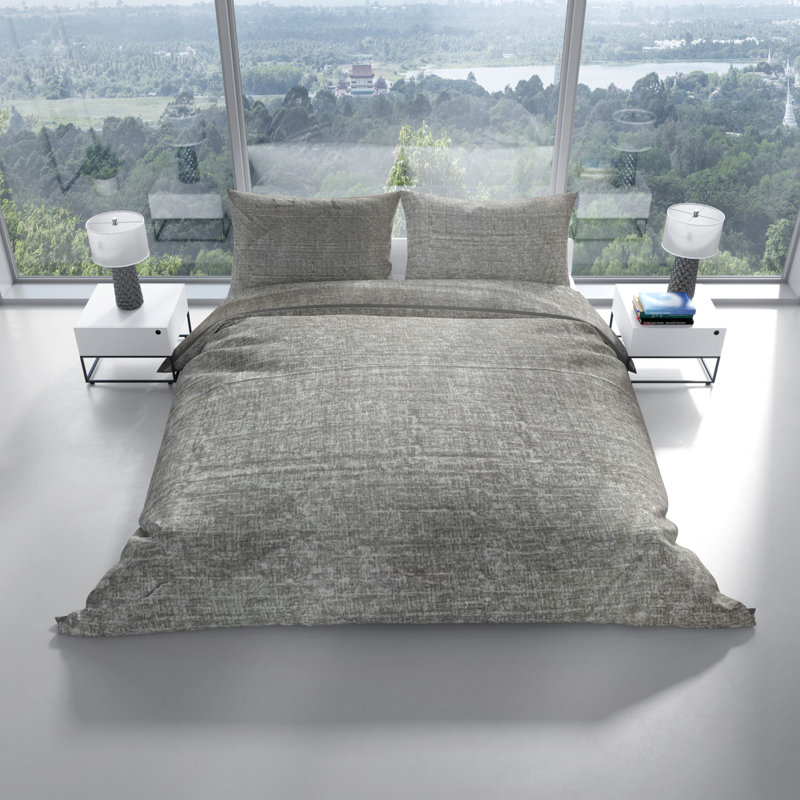 Neuber Double pillow, Grey, 40x80