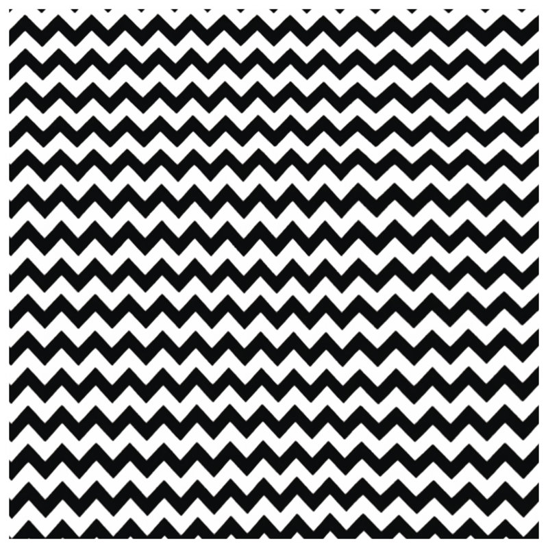 Édredon en zigzag noir et blanc, Grand lit