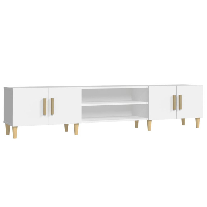 Kyeisha TV Cabinet 180x31.5x40 cm Engineered Wood, White