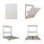 Grand lit escamotable vertical à fixation murale VARELON - Armoire pliante robuste pour pièces multifonctionnelles, design moderne