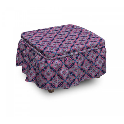 Box Cushion Ottoman Slipcover