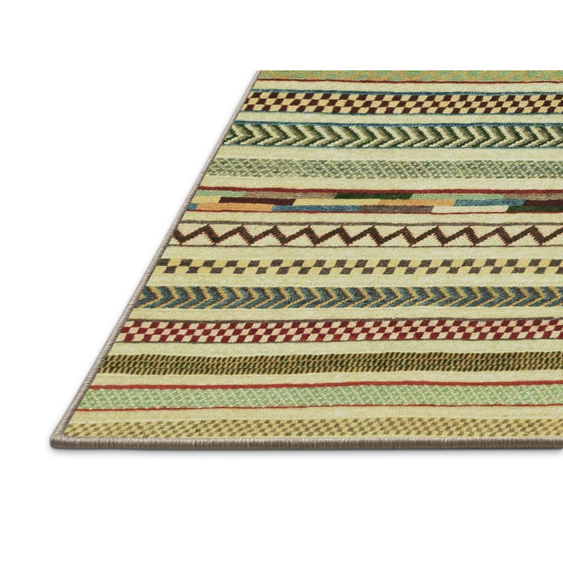 Tapis abstrait moderne 2193, Rectangle de 5 pi x 8 pi