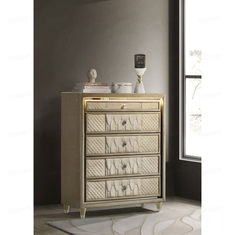 Commode 5 tiroirs à DEL