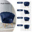 Fauteuil demi-tonneau en velours 28,8 po Raelynn-1346203087