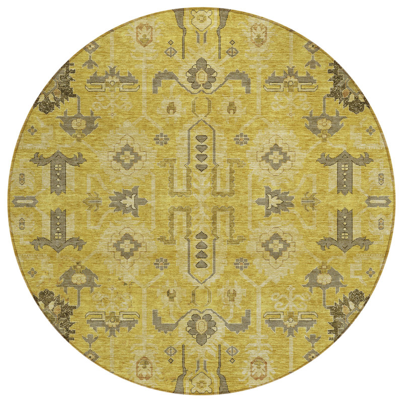 Tapis rond rond 8 po