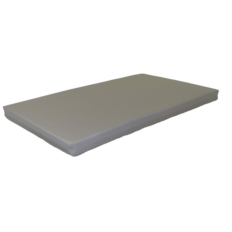 Outdoor 4'' Bench Seat Cushion, 75" W x 39" D, Gray