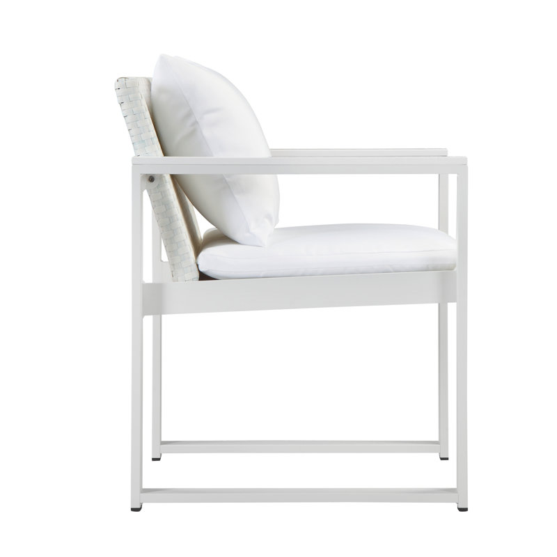 Chaise à assise profonde avec coussins Chester
