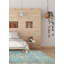 Tapis turquoise à transition de couleur 5 pi 8 po x 8 pi 9 po