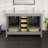 London 48" Double Bathroom Vanity-487669117