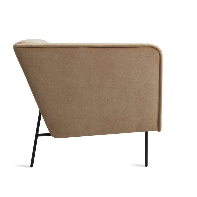 Dandy Leather Lounge Chair, Landa Stone