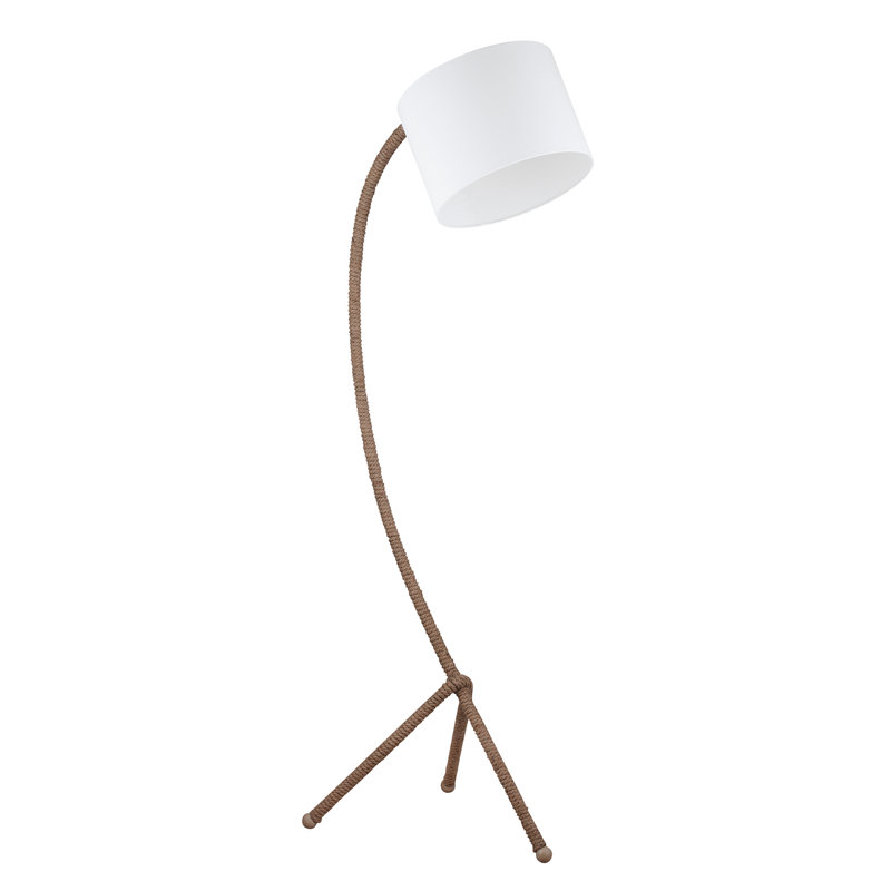 Lampe sur pied tissée naturelle 68 "Arlo
