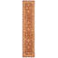 Tapis cuivre foncé Peshawar Oushak 2 pi 6 po x 14 pi 1 po