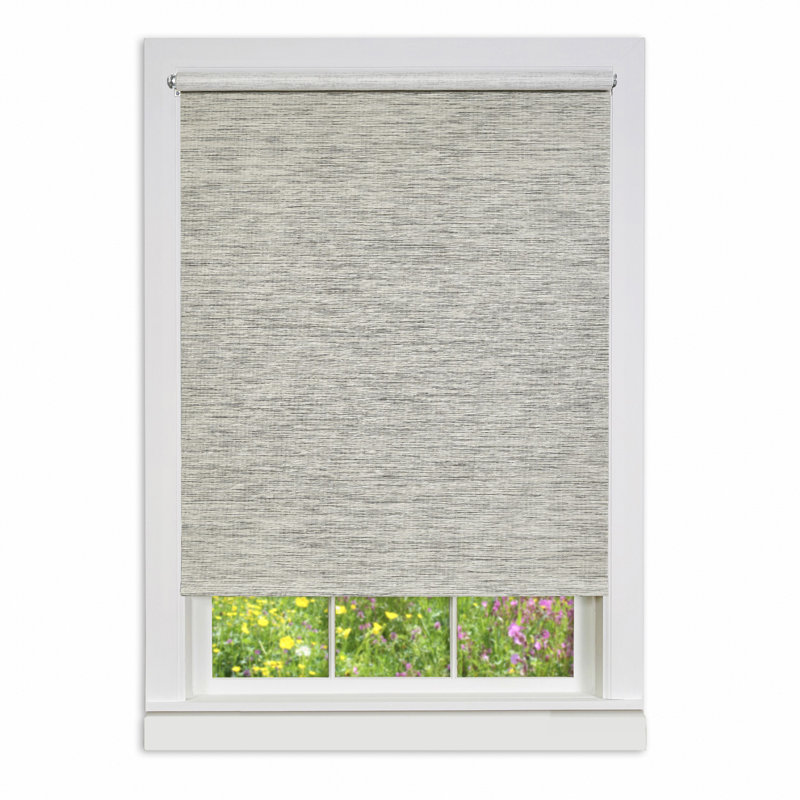 Rouleaux de jute Eco filtrant la lumière, Gris, L 34 po x L 72 po