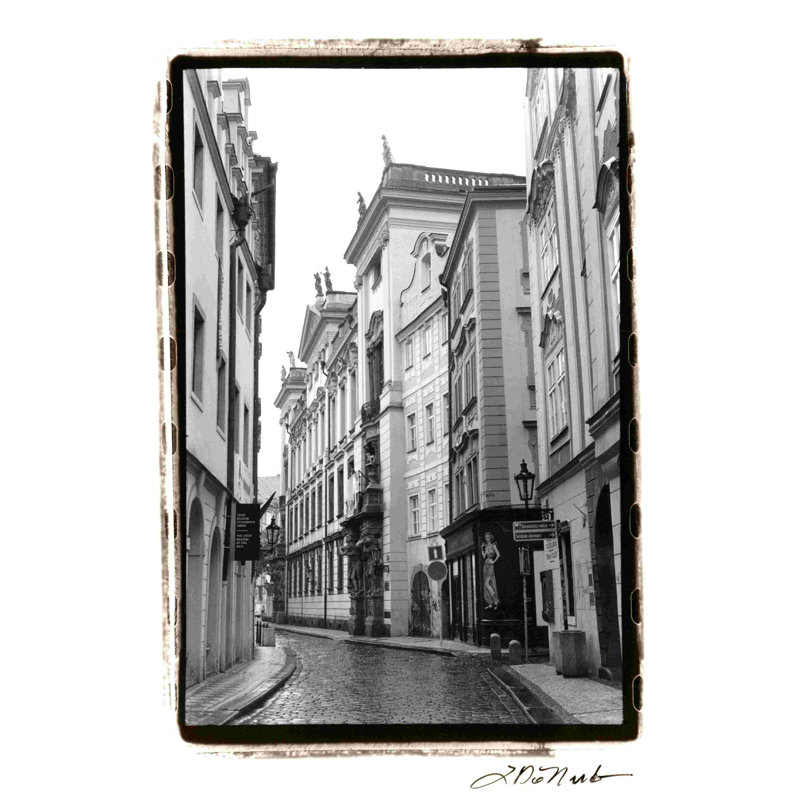 Les rues de Prague II, H 18 po x l 12 po