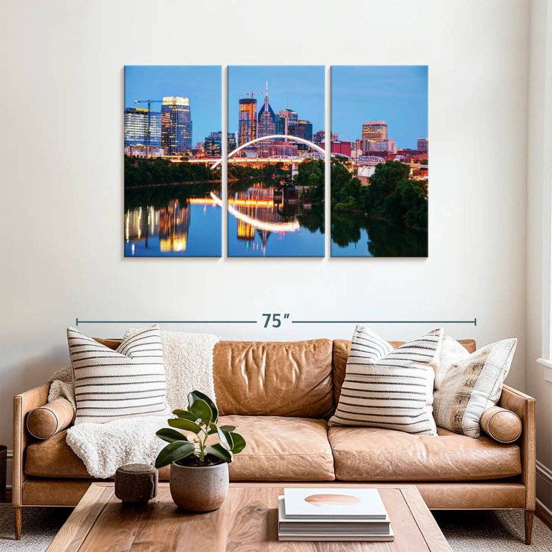 Nicci, Nashville, Tennessee, paysage urbain, H 36 po x l 57 po