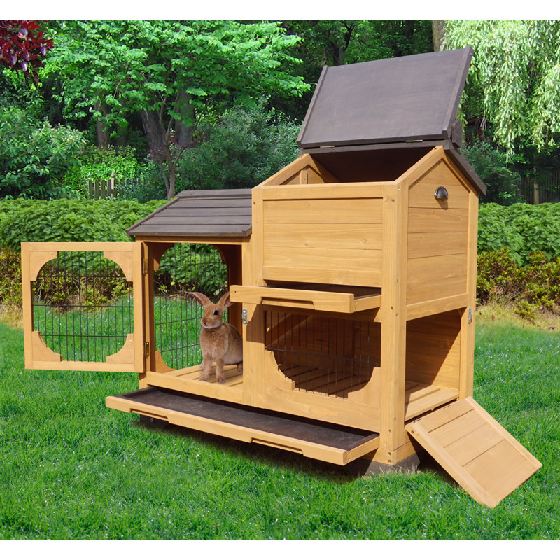 Cage à lapin avec rampe O'connor