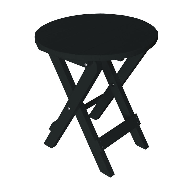 Table bistro pliante Cowhill, Noir