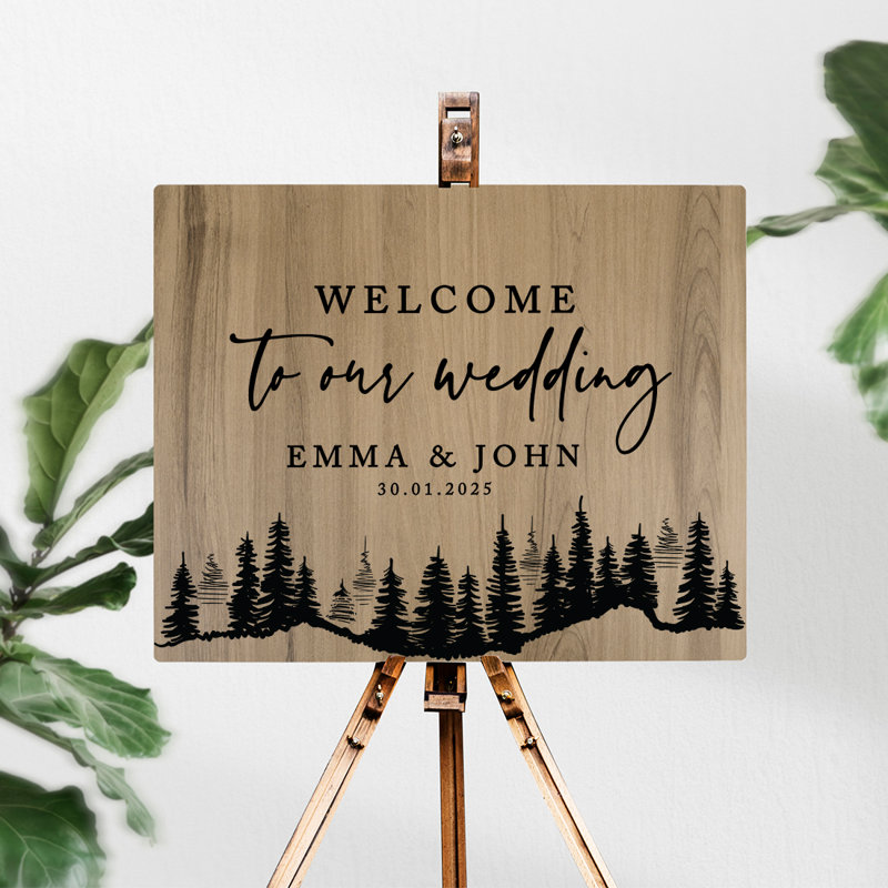 Wood Backdrops & Signs, Yes