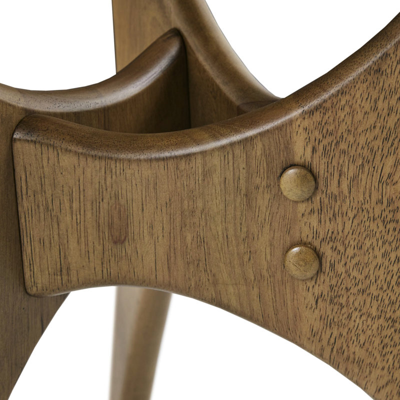 Table d'appoint Triangle, Marron clair