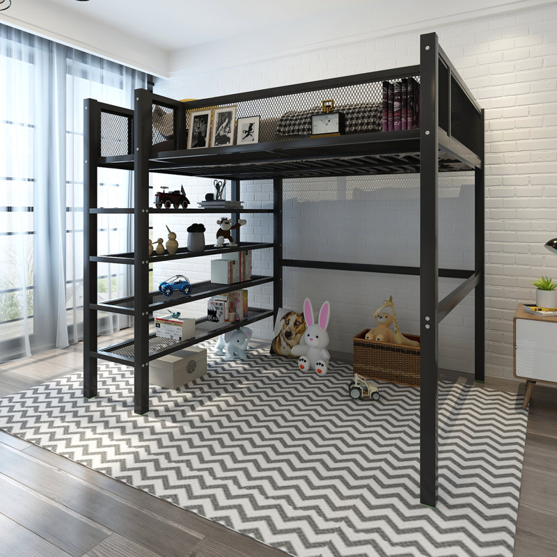 Lit pour enfants Drongen, Noir