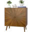 Buffet moderne avec porte artisanale, armoire d'appoint Mid-Century