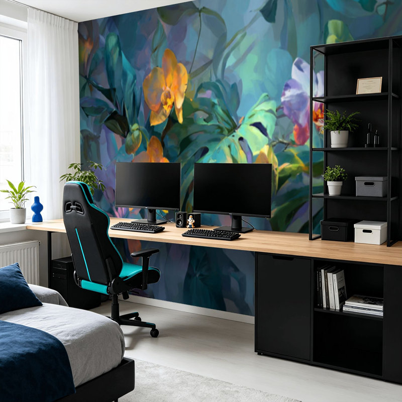 Papier peint adhésif auto-adhésif moderne pour la chambre à coucher Peel and Stick L 100 po x l 144 po