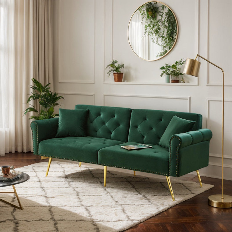 2 Seater Velvet Sofa