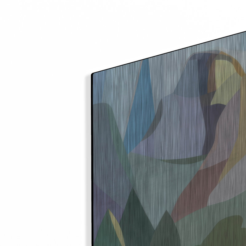  «Half Dome» par Melba Browne, art mural en métal, 12 po x 12 po, H 12 po x l 12 po