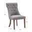 Chaise Parson à oreilles en lin rembourrée et capitonnés Irving Place-1309567201-1247012714