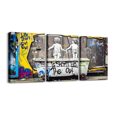 3 Piece Wrapped Canvas Wall Art
