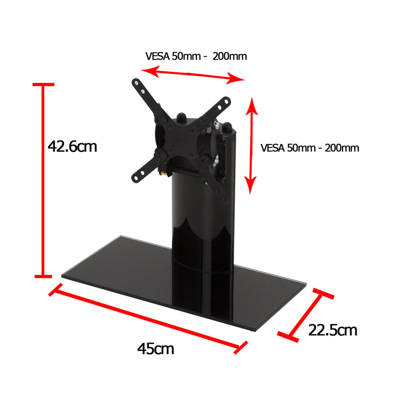 Healdton Ebern Designs Multi-Screen Single Screen Desktop mount Electronic Mount
