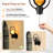 Modern Black Hardwired Wall Sconce Set of 2, 2 G125 Bulbs Included, Glass Globe Wall Light with Pull Chain Switch, Mid Century Wall Lamp for Bedroom, Living Room, Hallway-1828894337