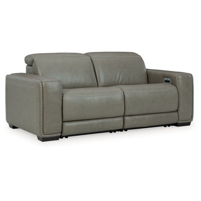 Adaam Upholstered 76'' Power Reclining Loveseat