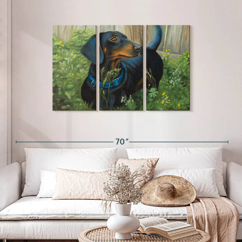 Brampt Dachshund, 28" H x 45" W