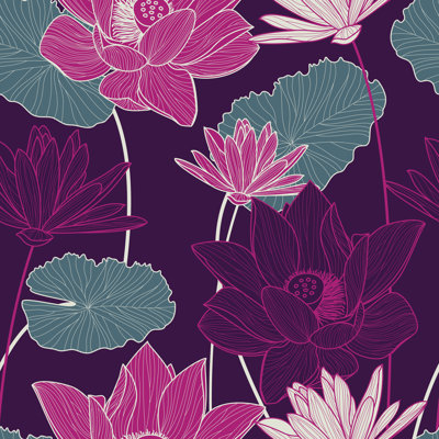 Ryden Vector Seamless Pattern - Wrapped Canvas Print