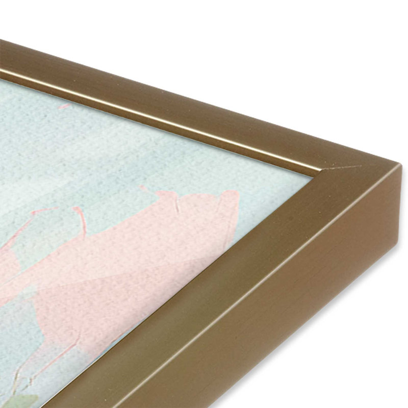 «Symphony of Pastel Meadows III», reproduction, Or brossé, H 15,25 po x l 12,25 po