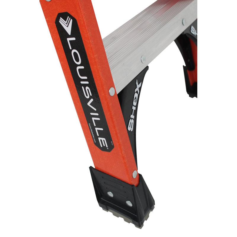 16 ft. Fiberglass Twin Step Ladder with 375 lbs. Load Capacity Type IAA Duty Rating